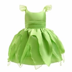 INSWEAR New Arrivals Kids Girls Tinker Bell Cosplay Costume Dress Outfits Halloween Carnival Suit