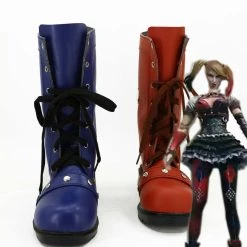 NewCosplay Batman: Arkham Knight Harley Quinn Cosplay Shoes