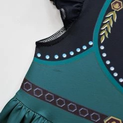 Fandombuy Kids Girls Frozen Anna Cosplay Costume Dress Halloween Carnival Suit New Arrivals