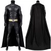 Viele Kostüme New Arrivals Batman Bruce Wayne Cosplay Costume Jumpsuit Cloak Outfits Halloween Carnival Suit