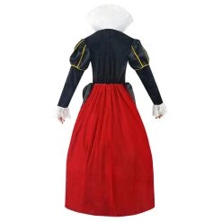 NewCosplay Alice In Wonderland Queen Of Hearts Cosplay Costume Red Queen Dress Outfits Halloween Carnival Suit New Arrivals