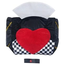 NewCosplay Alice In Wonderland Queen Of Hearts Cosplay Costume Red Queen Dress Outfits Halloween Carnival Suit New Arrivals