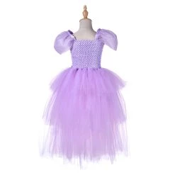 Fandomsky Kids Girls Encanto Isabela Cosplay Costume Dress Outfits Halloween Carnival Suit New Arrivals