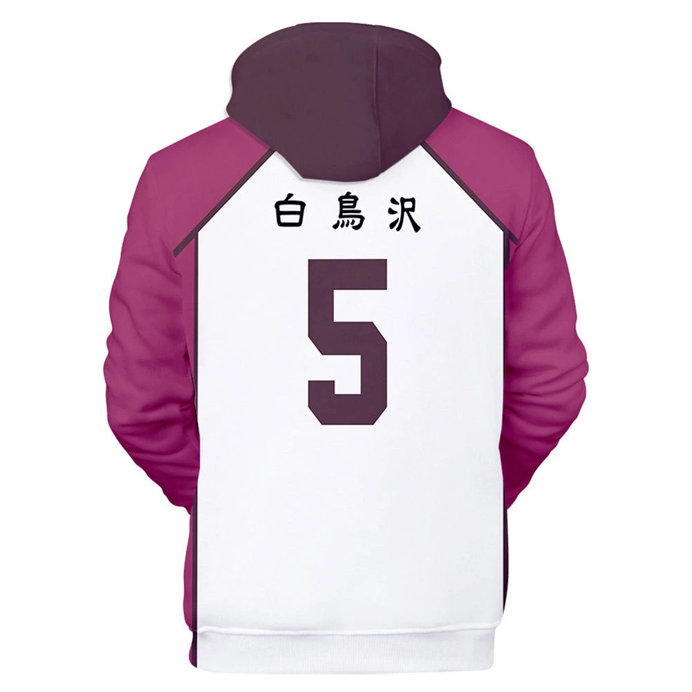 New Cosplaysky New Arrivals Unisex Tendo Satori Cosplay Hoodies Haikyuu!! Pullover 3D Print Jacket Sweatshirt 4 New Cosplaysky New Arrivals Unisex Tendo Satori Cosplay Hoodies Haikyuu!! Pullover 3D Print Jacket Sweatshirt