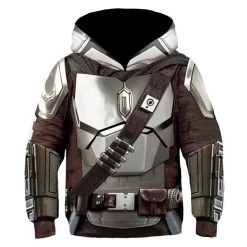 New Cosplaysky Kids The Mandalorian Hoodies 3D Printed Hooded Sweatshirt Boys Girls Casual Streetwear Pullover Hoodie New Arrivals