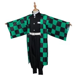 NewCosplay New Arrivals Demon Slayer: Kimetsu No Yaiba Kamado Tanjirou Kids Children Kimono Cosplay Costume
