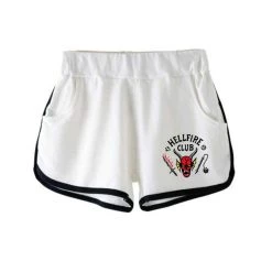 Cossky Stranger Things 4 Hellfire Club Cospaly Costume Crop Top Shorts Set