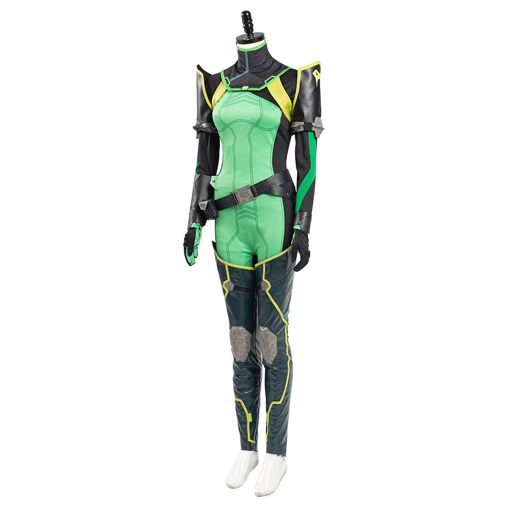 NewCosplay Valorant Viper Women Jumpsuit Romper Suit Halloween Carnival Outfit Cosplay Costume New Arrivals 5 NewCosplay Valorant Viper Women Jumpsuit Romper Suit Halloween Carnival Outfit Cosplay Costume New Arrivals