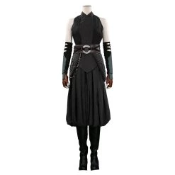 NewCosplay New Arrivals The Mandalorian Ahsoka Tano Black Outfits Halloween Carnival Suit Cosplay Costume
