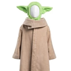 NewCosplay The Mandalorian -Baby Yoda Robe Hat Outfits Halloween Carnival Suit Cosplay Costume For Kids New Arrivals 18 NewCosplay The Mandalorian -Baby Yoda Robe Hat Outfits Halloween Carnival Suit Cosplay Costume For Kids New Arrivals