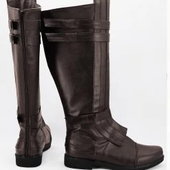 NewCosplay Star Wars Anakin Skywalker Brown Boots Cosplay Shoes