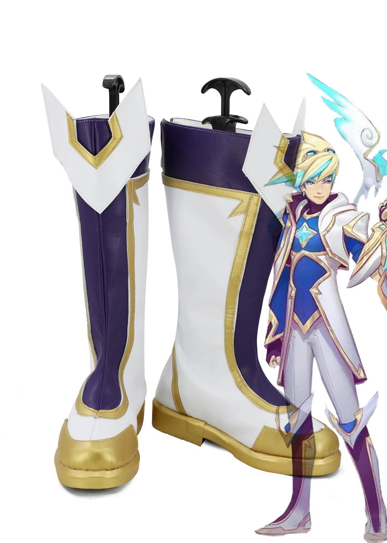 New Cosplaysky New Arrivals League Of Legends Ezreal Star Guardian Cosplay Shoes Boots 3 New Cosplaysky New Arrivals League Of Legends Ezreal Star Guardian Cosplay Shoes Boots