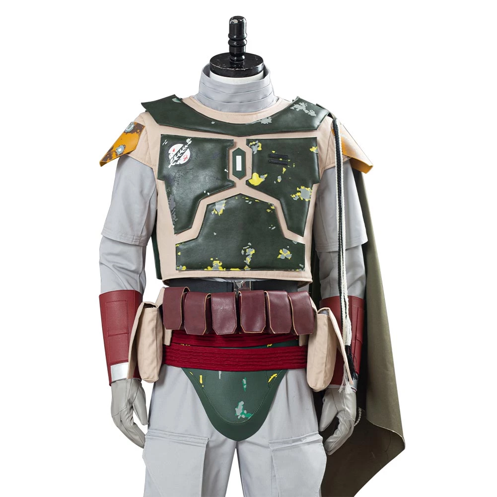 NewCosplay Star Wars The Book Of Boba Fett Halloween Carnival Suit Cosplay Costume New Arrivals 8 NewCosplay Star Wars The Book Of Boba Fett Halloween Carnival Suit Cosplay Costume New Arrivals