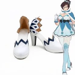 New Cosplaysky Overwatch OW MEI Cosplay High Heel Shoes Boot New Arrivals