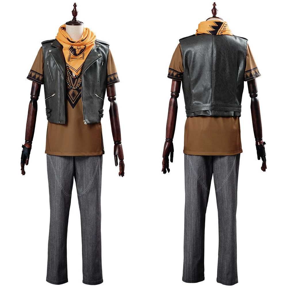 NewCosplay Game Twisted Wonderland Ruggie Bucchi Suit Cosplay Costume 12 NewCosplay Game Twisted Wonderland Ruggie Bucchi Suit Cosplay Costume