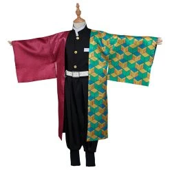 NewCosplay Demon Slayer: Kimetsu No Yaiba Tomioka Giyuu Kids Children Costume Halloween Cosplay Costume New Arrivals 13 NewCosplay Demon Slayer: Kimetsu No Yaiba Tomioka Giyuu Kids Children Costume Halloween Cosplay Costume New Arrivals