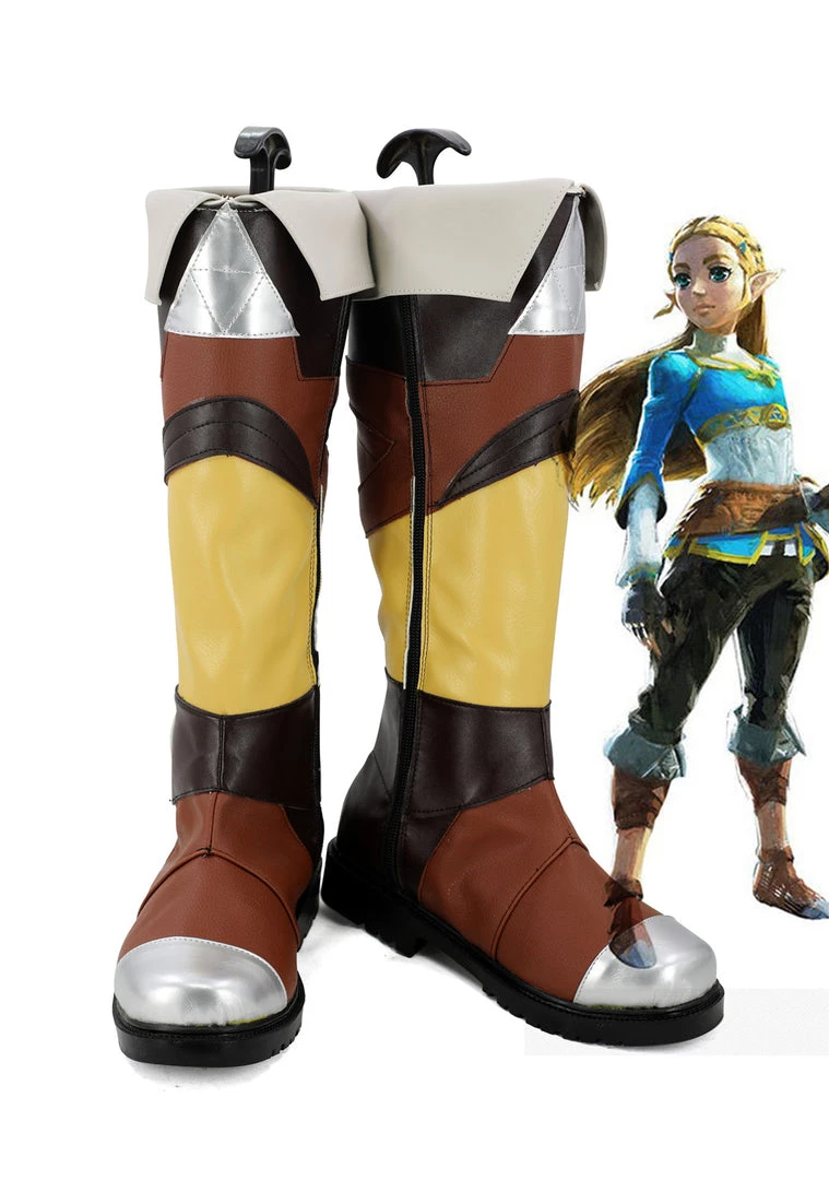 New Cosplaysky The Legend Of Zelda: Breath Of The Wild Pricess Zelda Cosplay Shoes Boots New Arrivals 3 New Cosplaysky The Legend Of Zelda: Breath Of The Wild Pricess Zelda Cosplay Shoes Boots New Arrivals