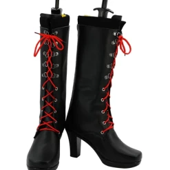 NewCosplay New Arrivals Danganronpa Junko Enoshima Cosplay Shoes Boots Custom Made