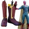 New Cosplaysky Avengers Infinity War Vision Cosplay Shoes Boots New Arrivals