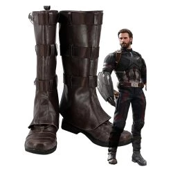 New Cosplaysky Avengers Infinity War Captain America Steven Rogers Cosplay Shoes Boots New Arrivals