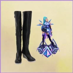 NewCosplay New Arrivals League Of Legends LOL KDA Groups Seraphine Boots Halloween Costumes Accessory Cosplay Shoes