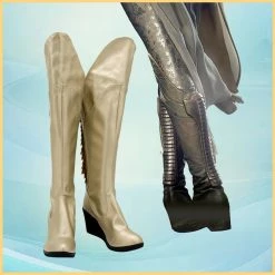 New Cosplaysky New Arrivals Eternals Thena Cosplay Shoes Boots Halloween Costumes Accessory Custom Made