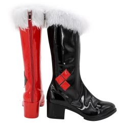 NewCosplay Harley Quinn Cosplay Shoes Boots Halloween Costumes Accessory Custom Made New Arrivals 8 NewCosplay Harley Quinn Cosplay Shoes Boots Halloween Costumes Accessory Custom Made New Arrivals