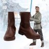 Fandomsky Obi-wan Kenobi Cosplay Shoes Boots Halloween Costumes Accessory Custom Made
