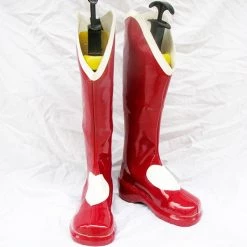 NewCosplay The King Of Fighters Athena Asamiya Cosplay Boots Red New Arrivals