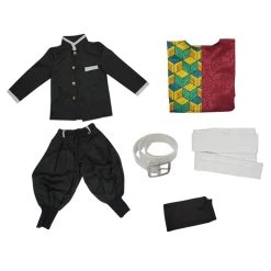 NewCosplay New Arrivals Demon Slayer Tomioka Giyuu Kids Children Uniform Outfit Cosplay Costume Suit Halloween Carnival Suit