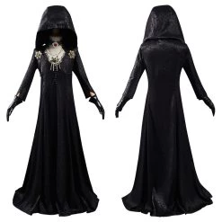 NewCosplay Resident Evil Village Bela Dimitrescu Vampire Lady Bela Dimitrescu Dress Outfits Kids Children Halloween Carnival Suit Cosplay Costume