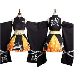 NewCosplay Anime Demon Slayer: Kimetsu No Yaiba Agatsuma Zenitsu Original Design Cosplay Costume New Arrivals