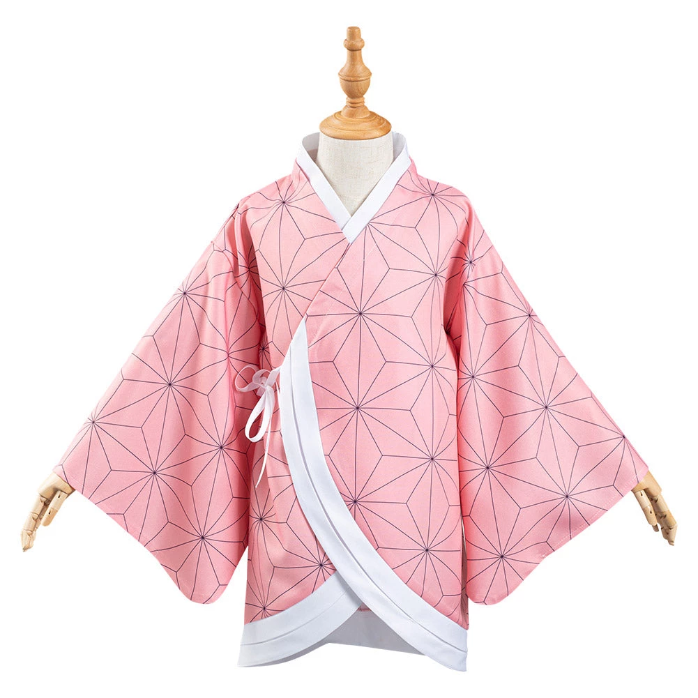 NewCosplay New Arrivals Demon Slayer: Kimetsu No Yaiba Kamado Nezuko Kids Children Kimono Coat Cosplay Costume 4 NewCosplay New Arrivals Demon Slayer: Kimetsu No Yaiba Kamado Nezuko Kids Children Kimono Coat Cosplay Costume