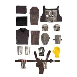 NewCosplay The Mandalorian S2 Beskar Armor Coat Uniform Outfits Halloween Carnival Suit Cosplay Costume