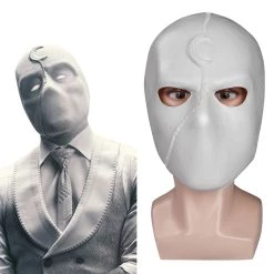 NewCosplay Moon Knight Marc Specto Mask Cosplay Latex Masks Helmet Masquerade Halloween Party Costume Props