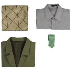 NewCosplay Demon Slayer Kimetsu No Yaiba Hinokami Kepputan Kamado Tanjirou School Uniform Outfits Halloween Carnival Suit Cosplay Costume New Arrivals