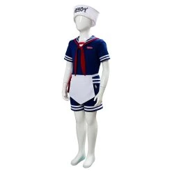 NewCosplay Stranger Things 3 Scoops Ahoy Steve Harrington Kids Children Uniform Cosplay Costume TV
