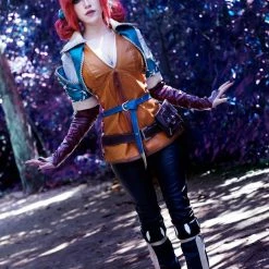 NewCosplay The Witcher 3 Wild Hunt Triss Outfit Cosplay Costume New Arrivals 29 NewCosplay The Witcher 3 Wild Hunt Triss Outfit Cosplay Costume New Arrivals