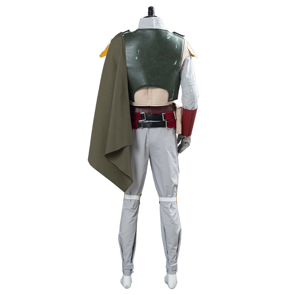 NewCosplay Star Wars The Book Of Boba Fett Halloween Carnival Suit Cosplay Costume New Arrivals 6 NewCosplay Star Wars The Book Of Boba Fett Halloween Carnival Suit Cosplay Costume New Arrivals