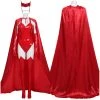 NewCosplay New Arrivals WandaVision2020- Sexy Scarlet Witch Wanda Maximoff Women Outfit Halloween Carnival Costume Cosplay Costume