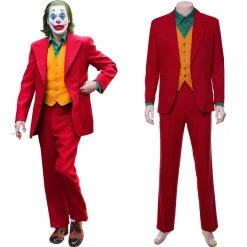 NewCosplay New Arrivals Joker 2019 Joaquin Phoenix Arthur Fleck Joker Cosplay Costume