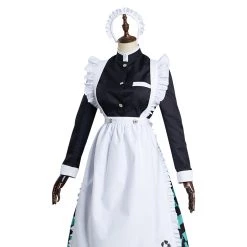 NewCosplay New Arrivals Demon Slayer: Kimetsu No Yaiba Kamado Tanjirou Maid Dress Original Design Cosplay Costume