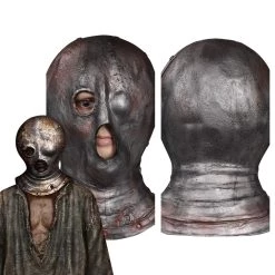NewCosplay Elden Ring Prisoner Mask Cosplay Latex Masks Helmet Halloween Party Costume Props