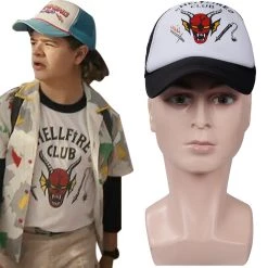 Fansholiday New Arrivals Stranger Things Season 4 The Hellfire Club Baseball Cap Cosplay Prop