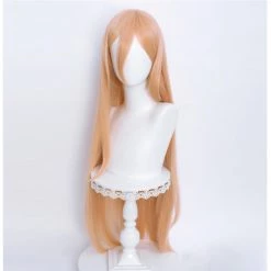 NewCosplay Chainsaw Man Power Heat Resistant Synthetic Hair Carnival Halloween Party Props Cosplay Wig