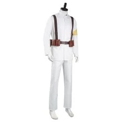 NewCosplay Attack On Titan S4 Shingeki No Kyojin Marley Eldian Army White Uniform Outfits Halloween Carnival Suit Cosplay Costume