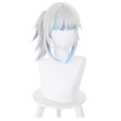 NewCosplay New Arrivals Hololive English VTuber Gawr Gura Heat Resistant Synthetic Hair Carnival Halloween Party Props Cosplay Wig