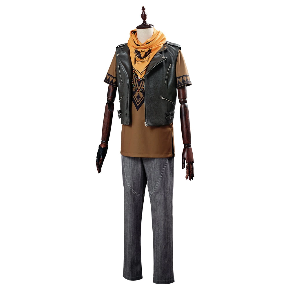 NewCosplay Game Twisted Wonderland Ruggie Bucchi Suit Cosplay Costume 5 NewCosplay Game Twisted Wonderland Ruggie Bucchi Suit Cosplay Costume
