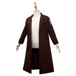 NewCosplay Attack On Titan Eren Jaeger Levi·Ackerman Kids Children Coat Halloween Carnival Suit Cosplay Costume