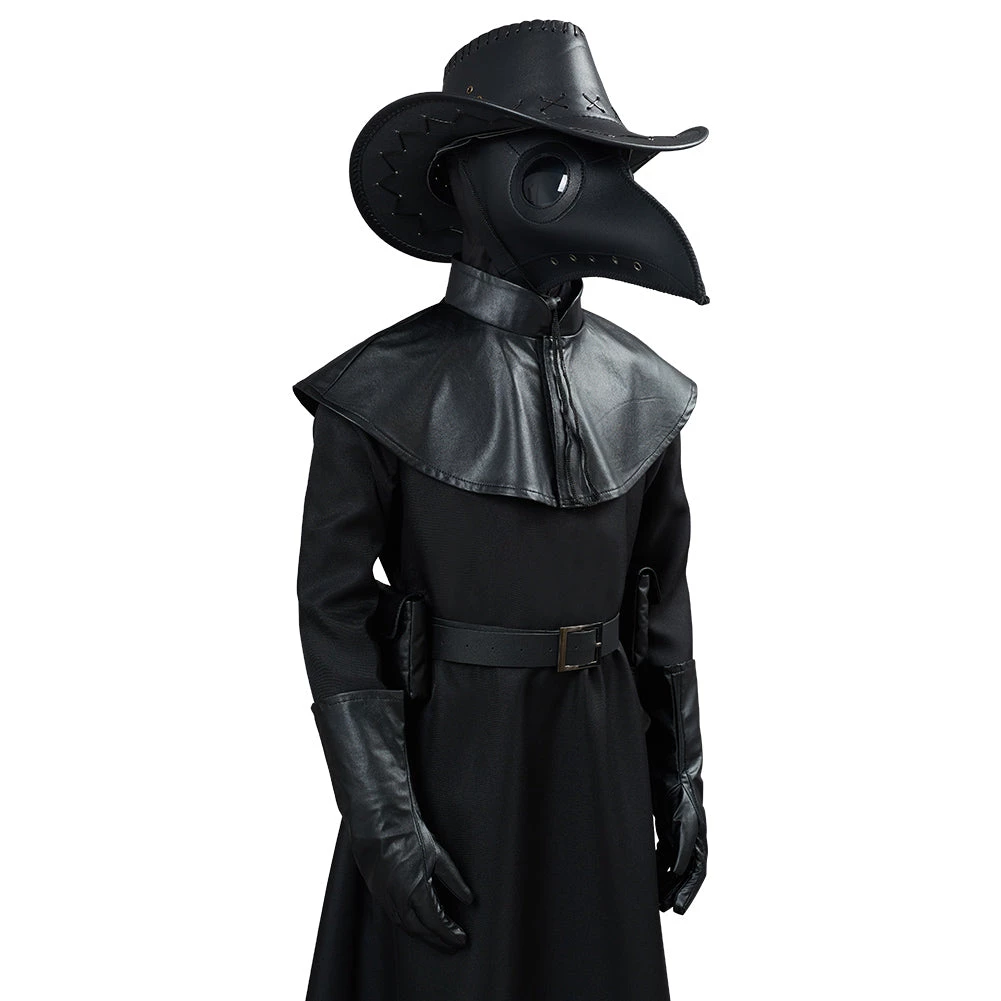 NewCosplay New Arrivals Plague Doctor Halloween Carnival Suit Outfit For Kids Children Cosplay Costume 10 NewCosplay New Arrivals Plague Doctor Halloween Carnival Suit Outfit For Kids Children Cosplay Costume